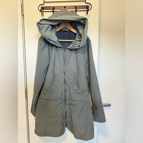 Prairie Underground Long Grey Raincloak - Size Large - Picture 2 of 7